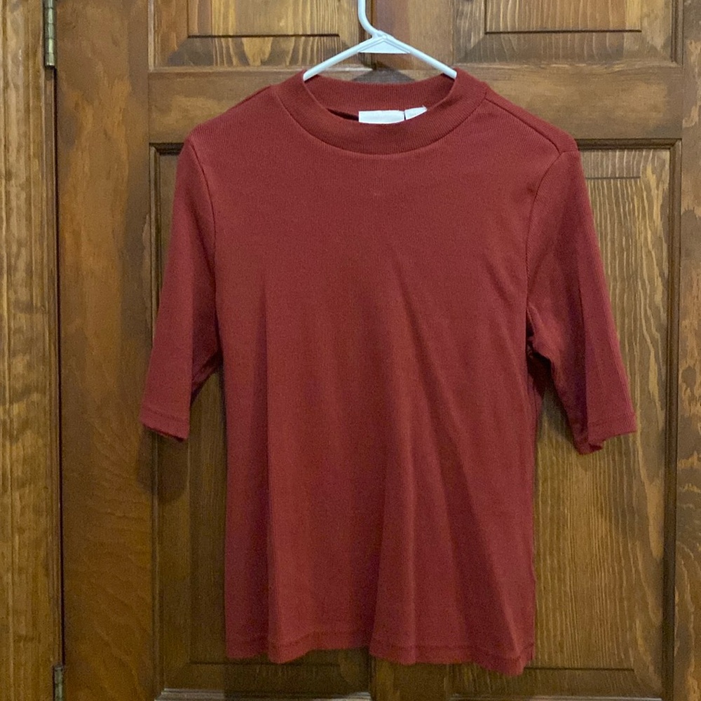 Maeve ribbed tee Size L